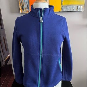 Spyder Girl's Endure Stryke Full Zip Jacket - Blue/Baltic, M (10/12)